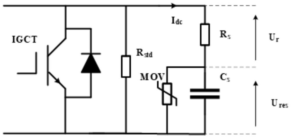 Composite energy consumption device switch sub-module and protection method thereof