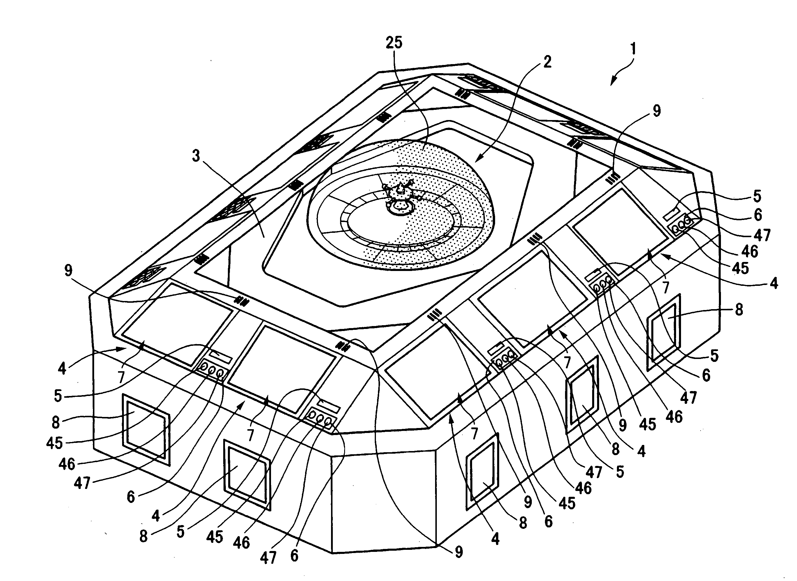 Roulette device and game control method