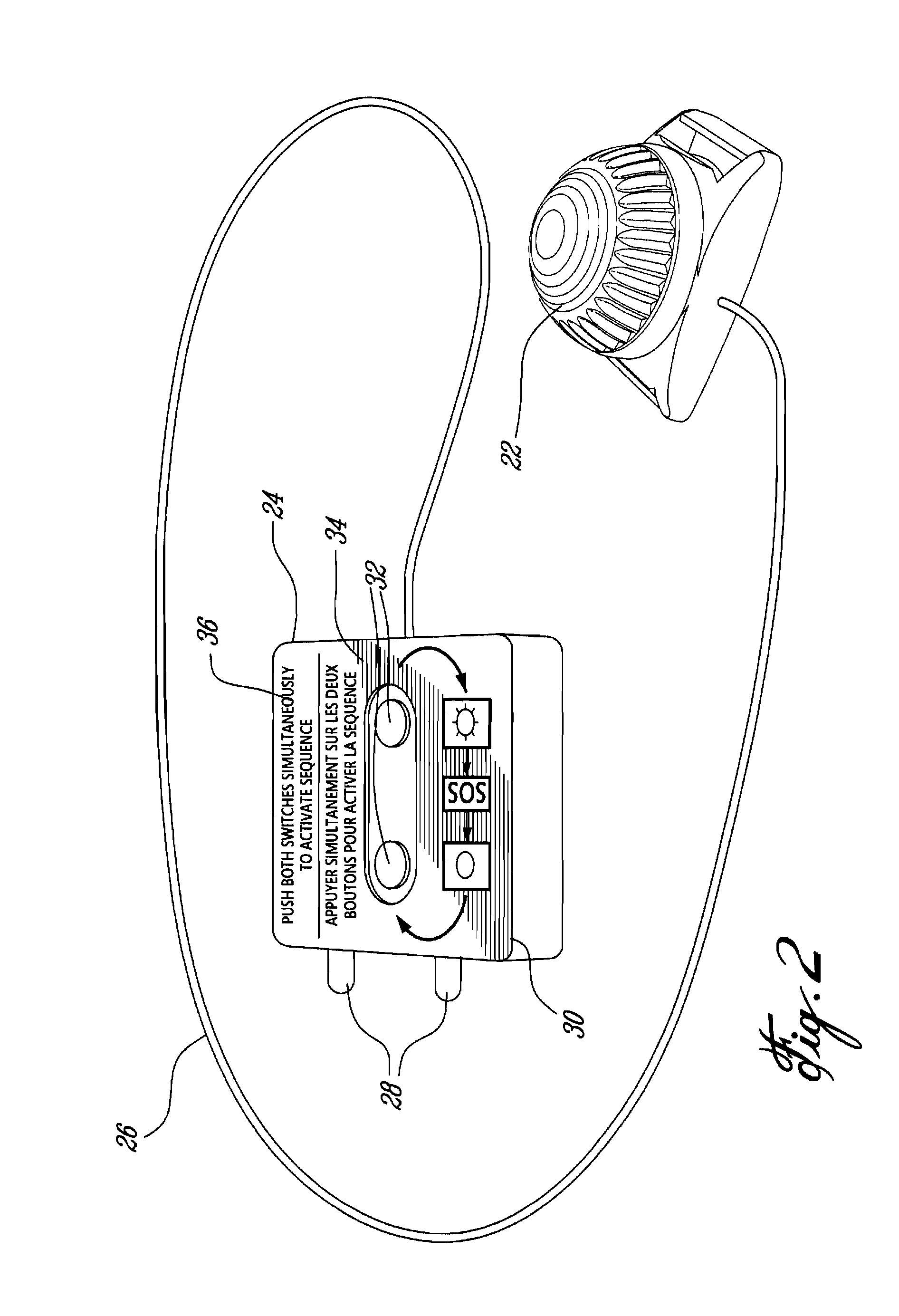 Water activated safety light and flotation device using same
