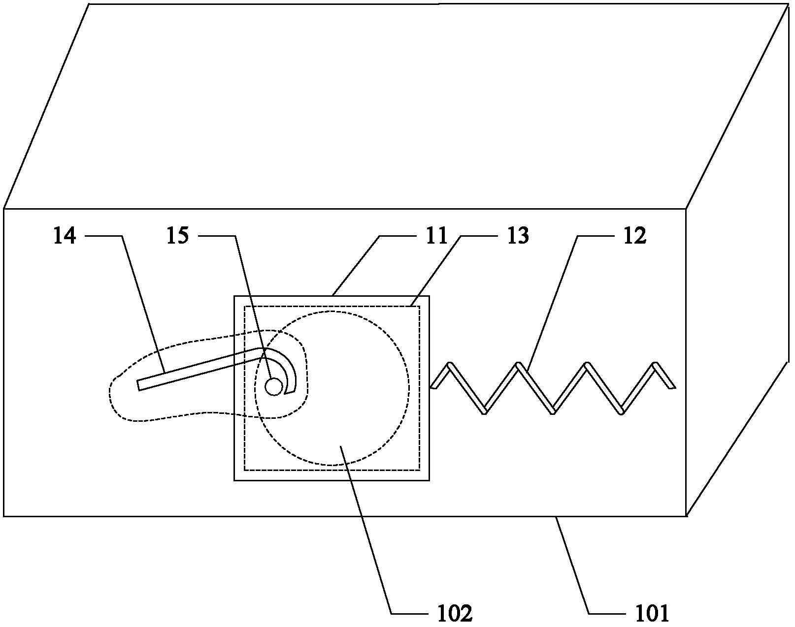 Lens cap device and projection machine
