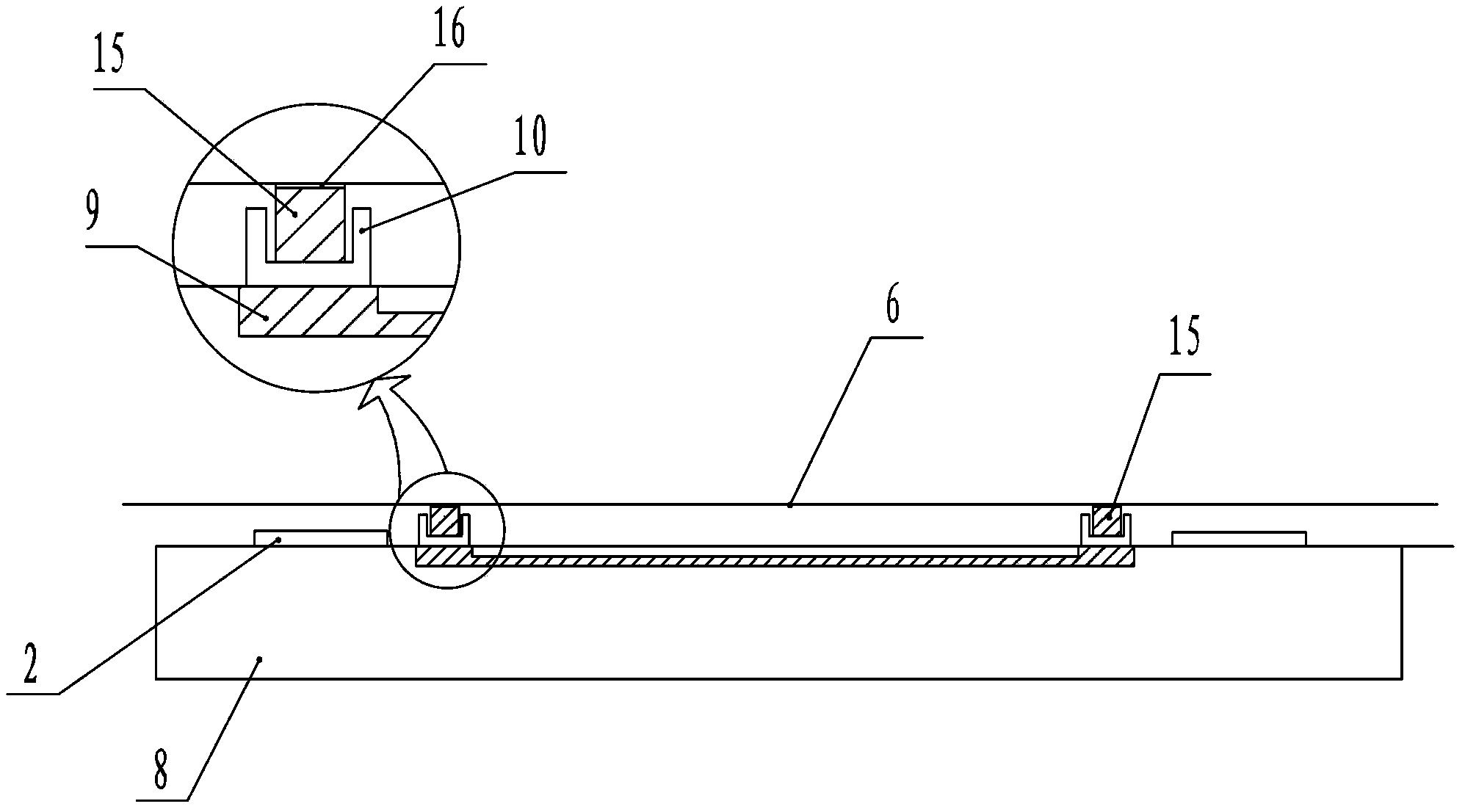 Adsorption device with sucker and glass wiping device thereof