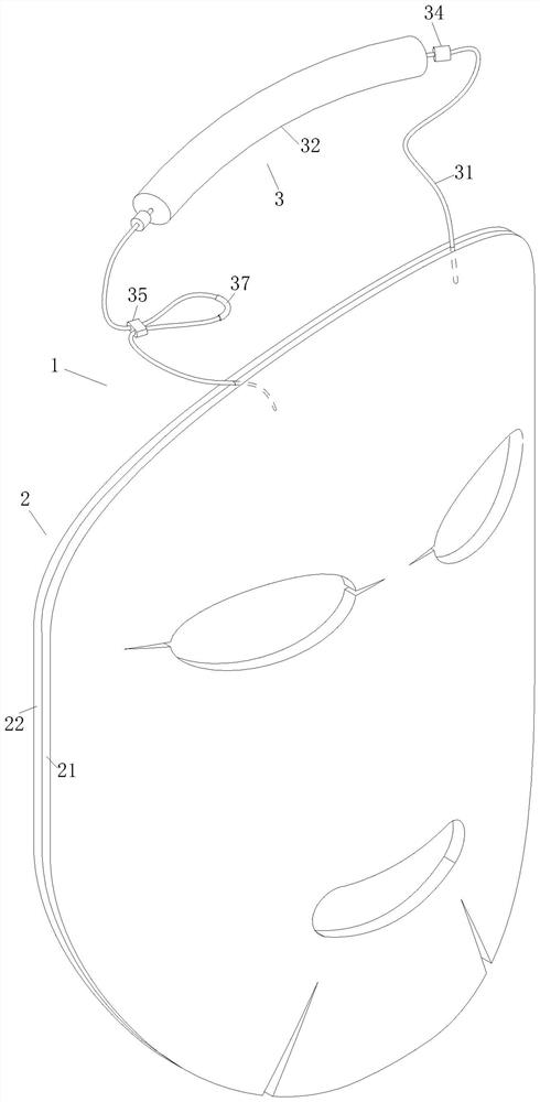 Acne-removing and freckle-removing essence mask and preparation method thereof