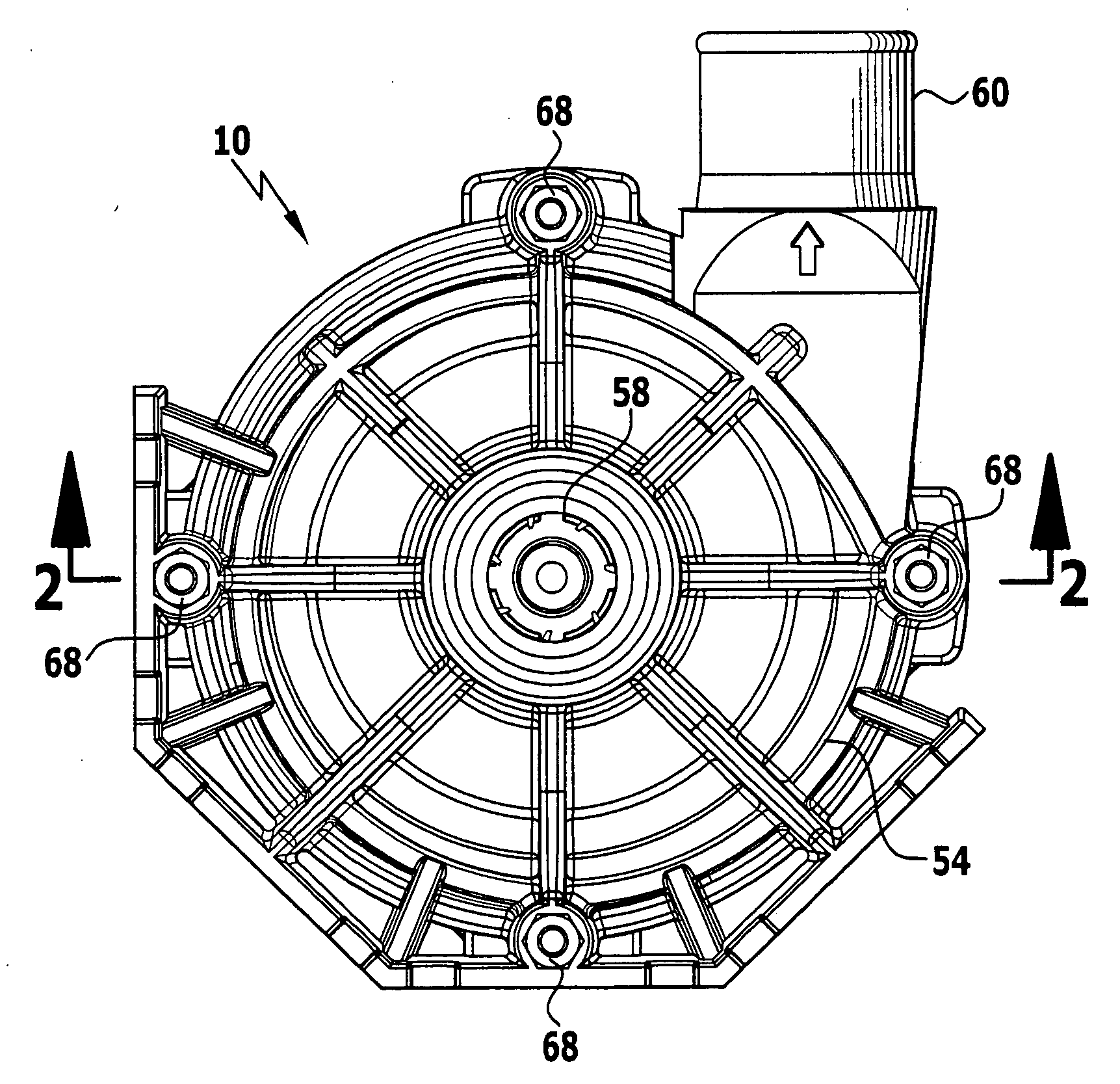 Circulation pump, heating system and method of determining the flow rate of a liquid through a pipe