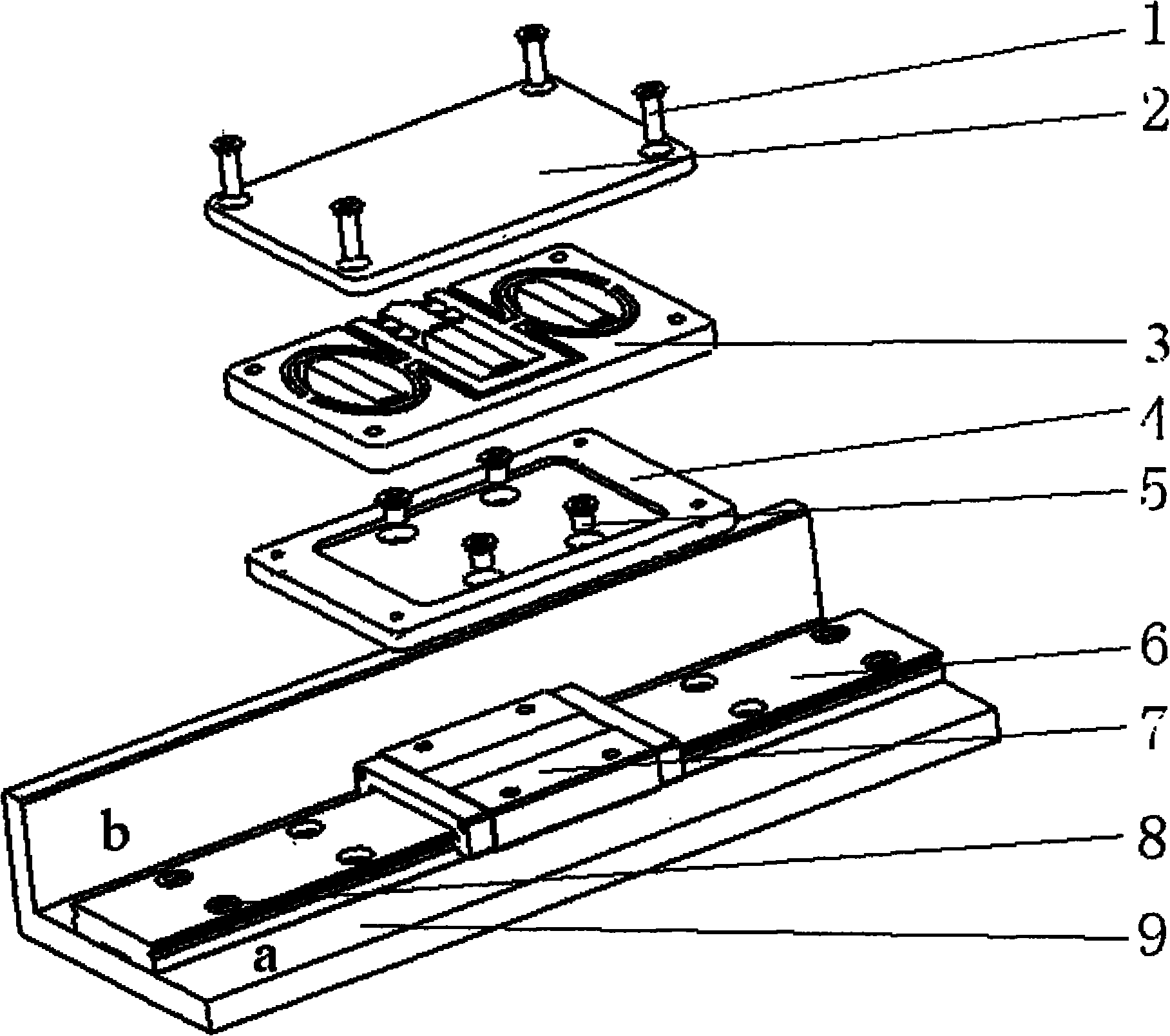 High-precision adjustable-speed linear micro-displacement work table