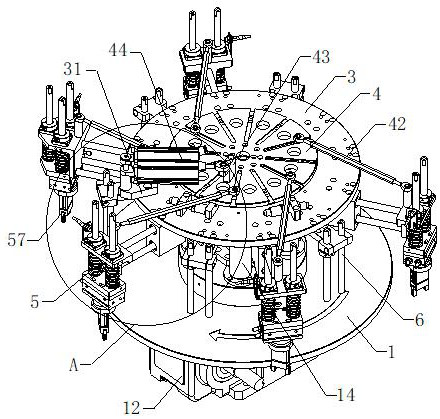 Rotating disc type linkage device