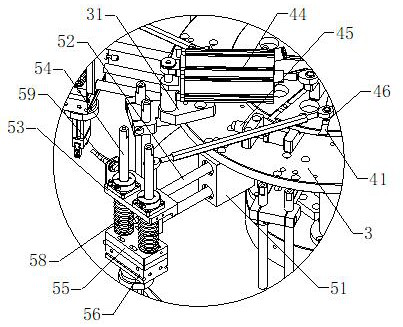 Rotating disc type linkage device