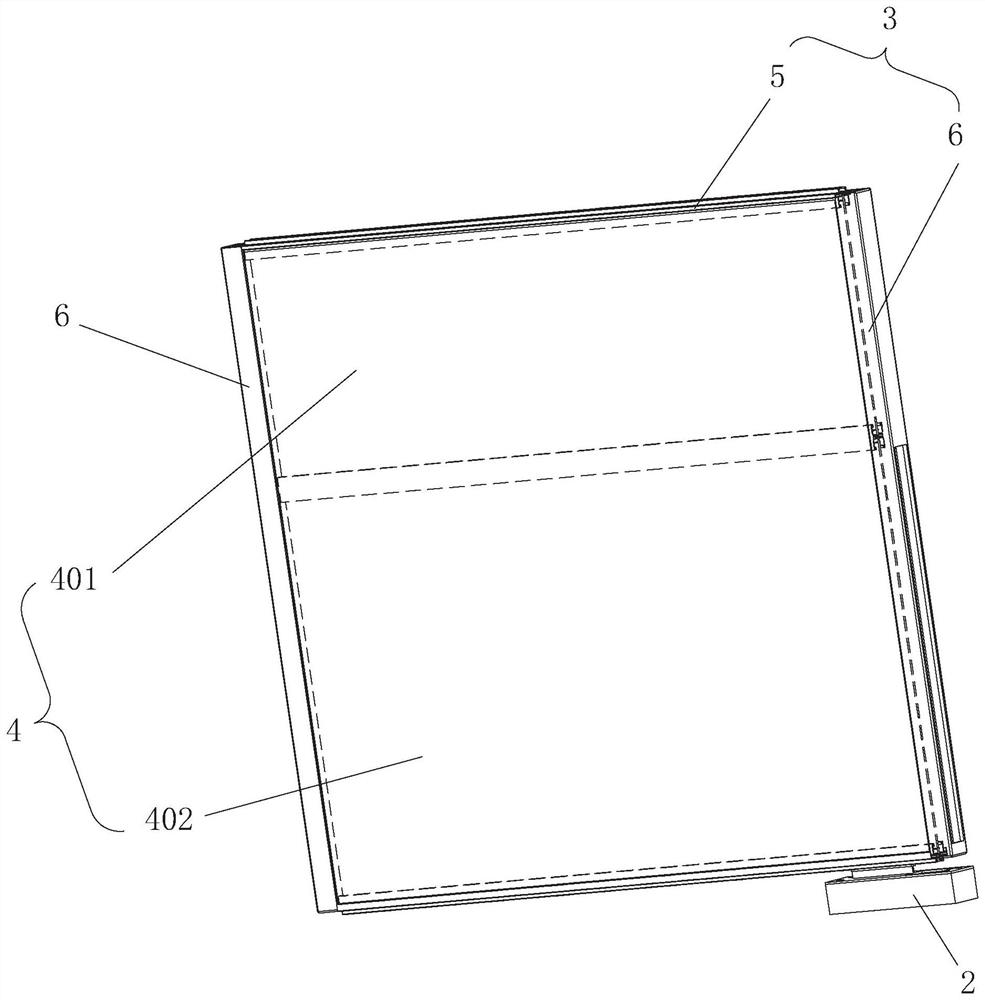 Parking lot parking space display device with advertisement putting function