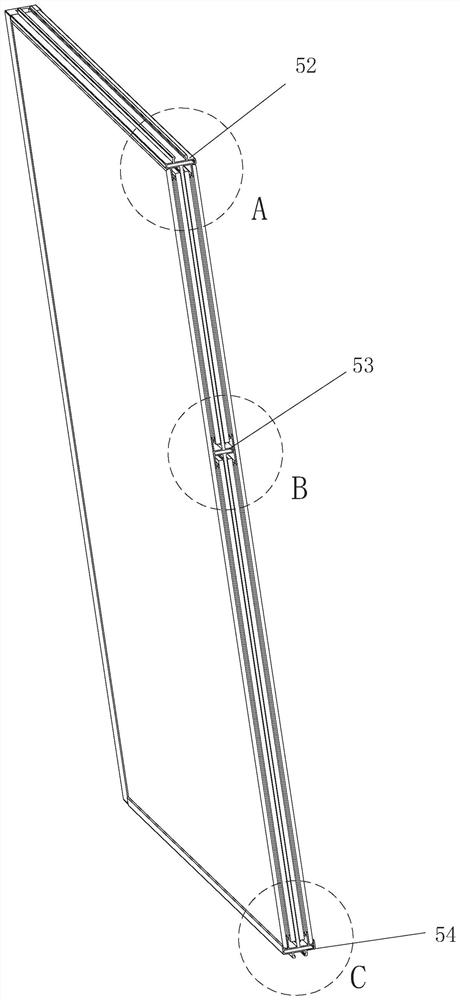 Parking lot parking space display device with advertisement putting function