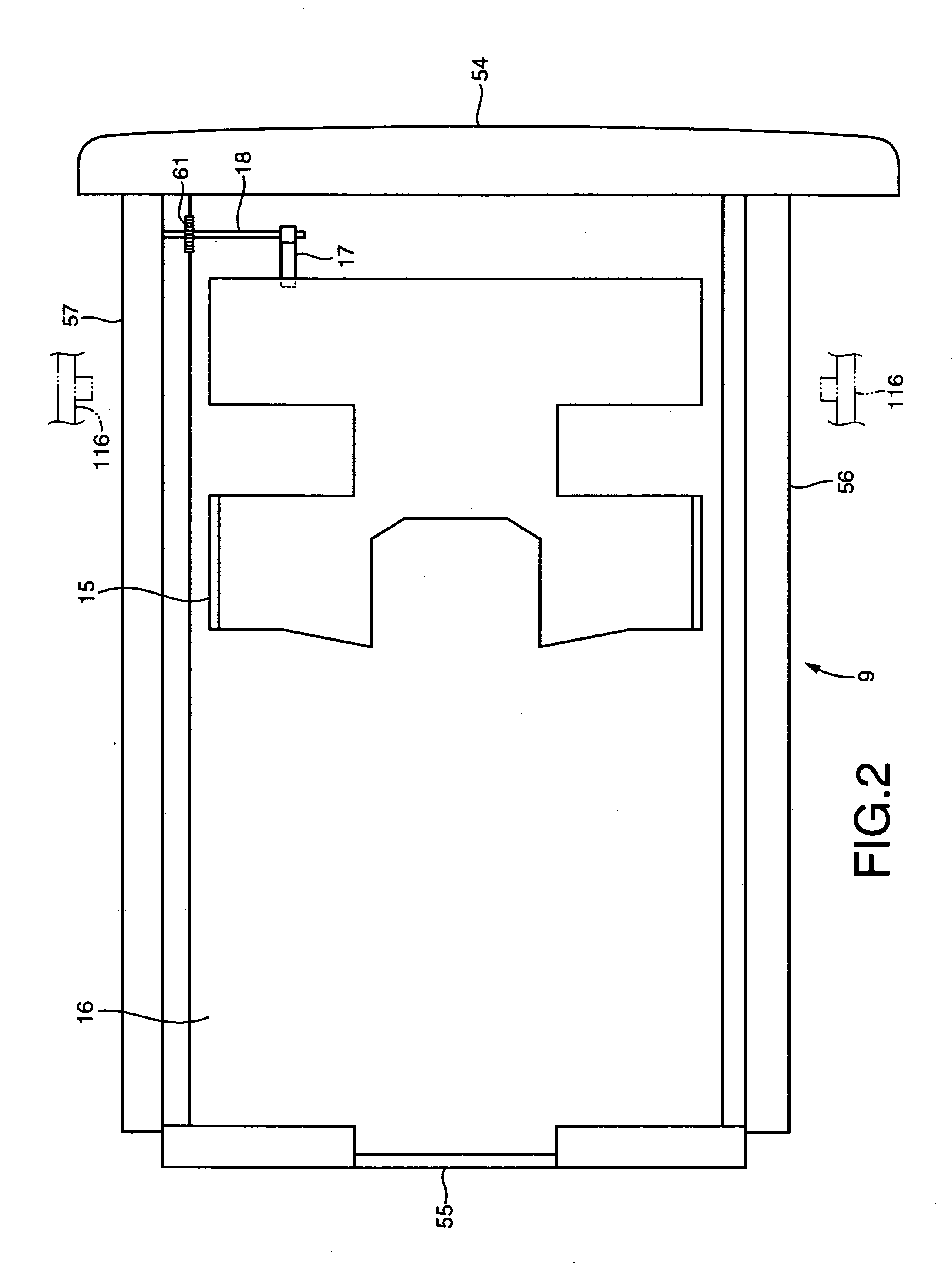 Image forming apparatus with recording medium support member adjustable in position for desired position of uppermost recording medium on support member