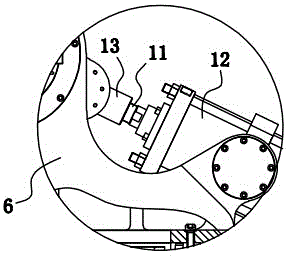 Flexible six-shaft robot