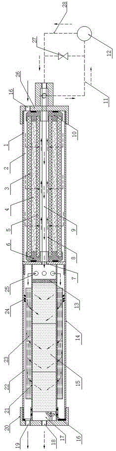 Pressurized pipeline type water purifier and packaging method thereof