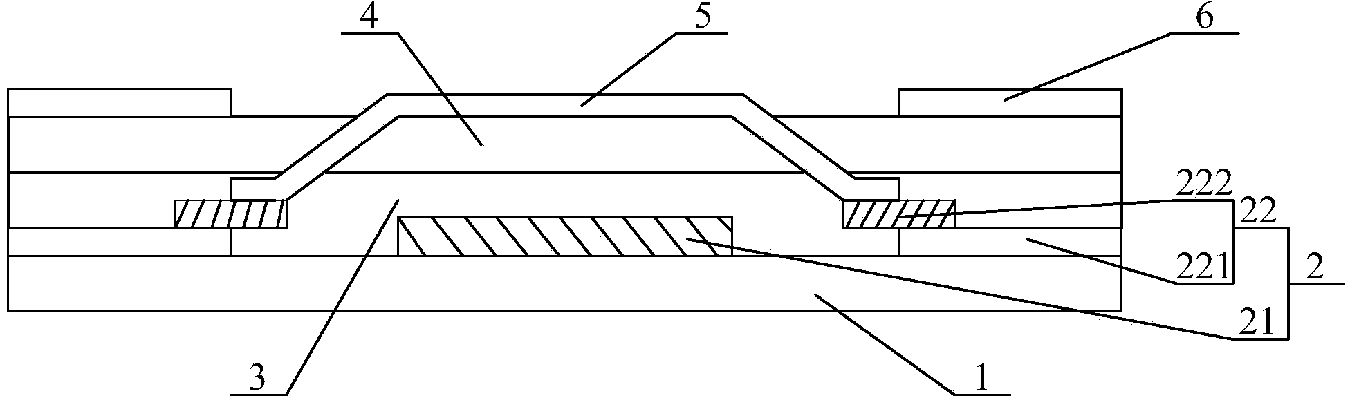 Array substrate used in ADS (adaptive damping system) display device