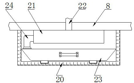 Aluminum alloy plate production line and cutting device
