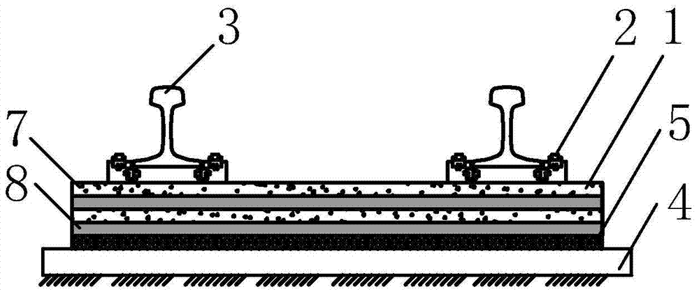 Track slab and track slab damping system with periodic structural features