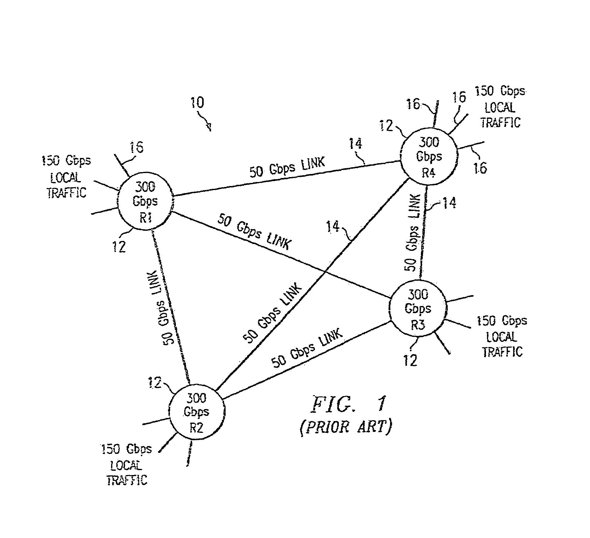 Port-to-port, non-blocking, scalable optical router architecture and method for routing optical traffic