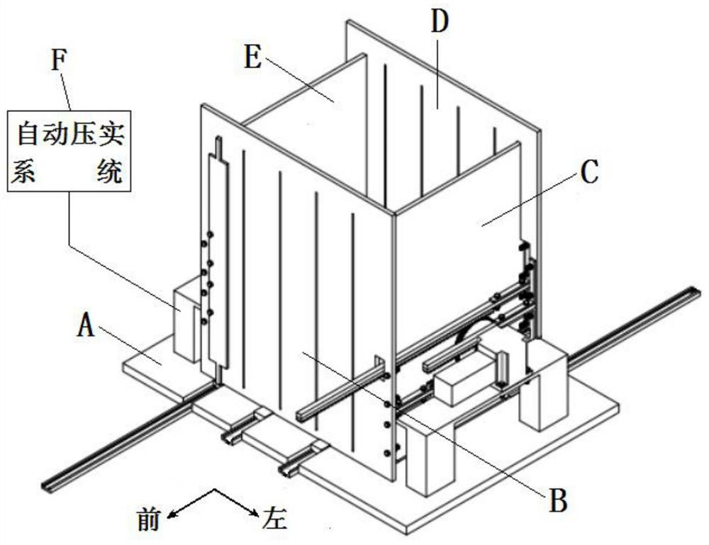 Straw compression mold capable of automatically removing wall surface, for measuring straw springback after compression