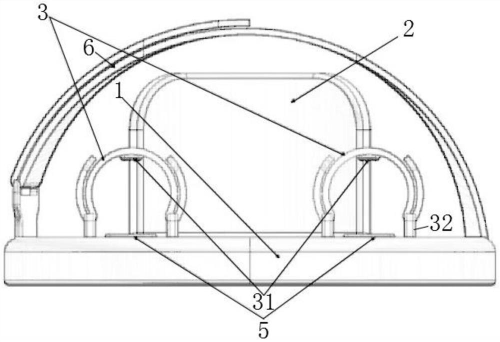 Measuring instrument for accurately measuring dorsal extension and plantar flexion muscle force of hallux