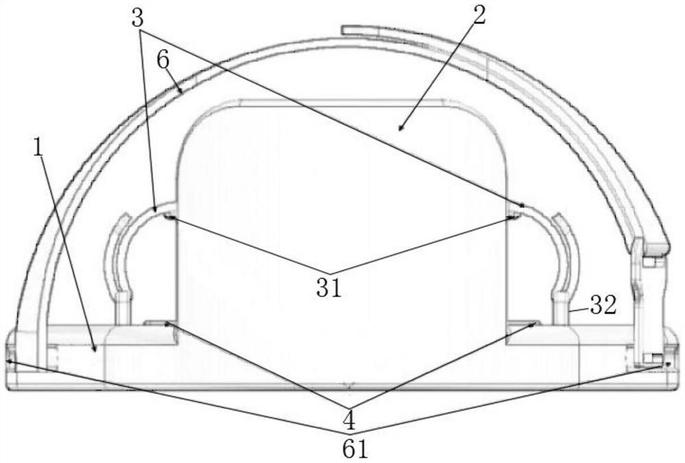 Measuring instrument for accurately measuring dorsal extension and plantar flexion muscle force of hallux