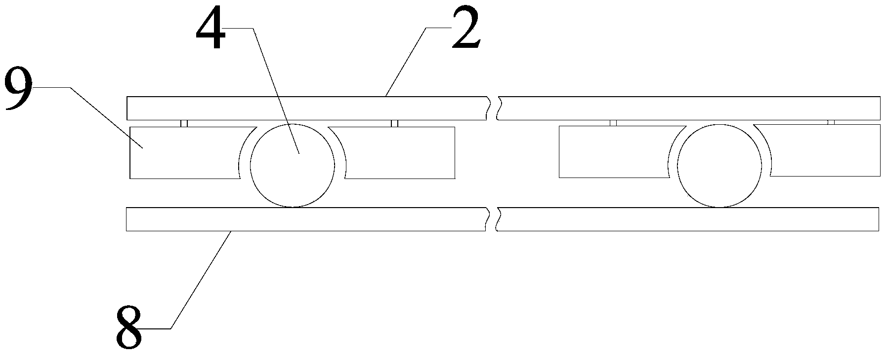 Magnetic repulsion type ball holding rolling door/window