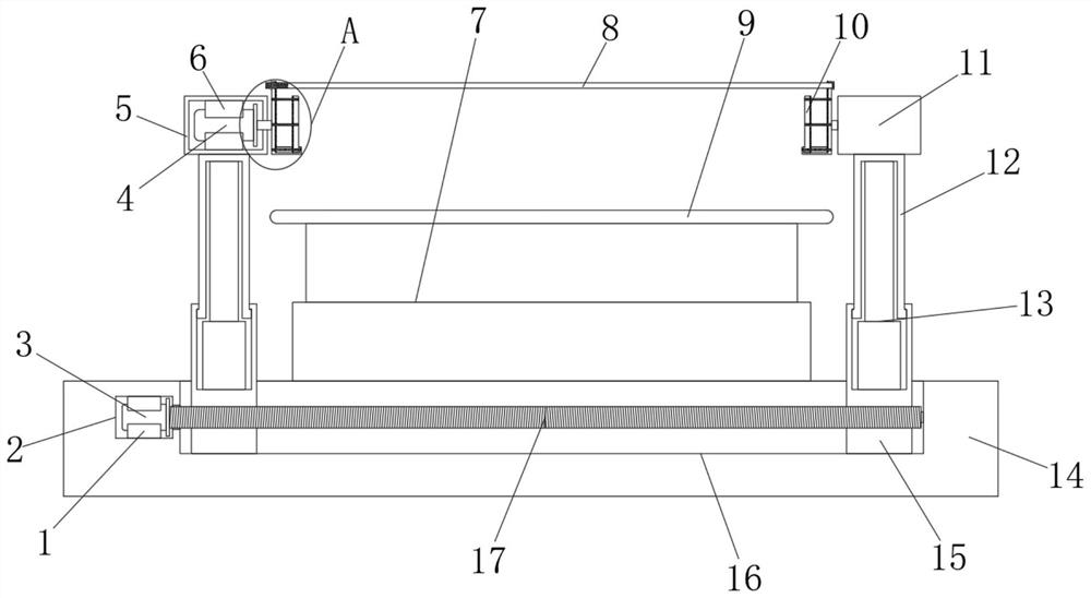 Equipment for producing rear frames of various vehicle types