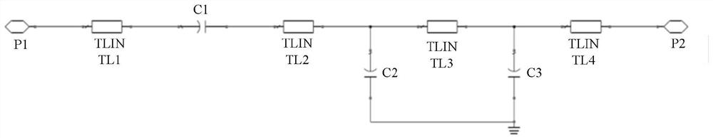 High-gain microwave power amplifier and simulation method