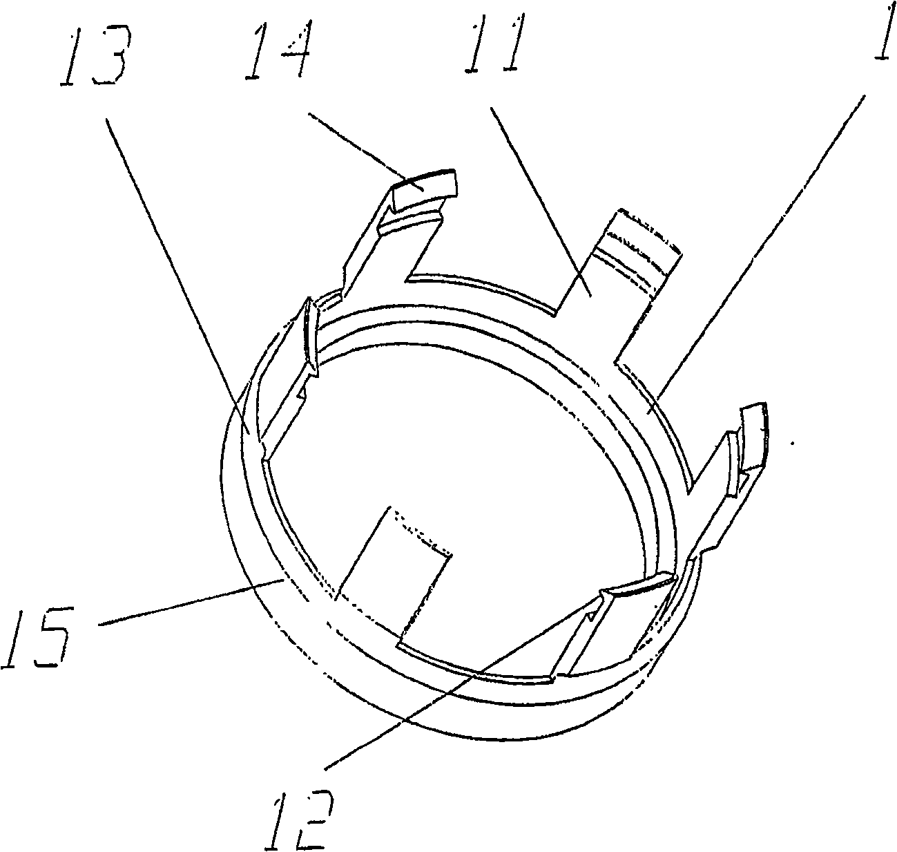 Device for connecting a cannula made from a flexible material with a tube