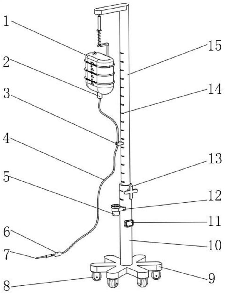 Clysis cleaning device for medical care