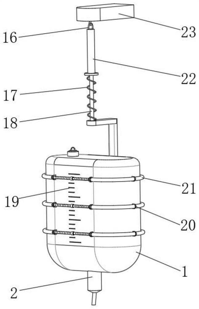 Clysis cleaning device for medical care