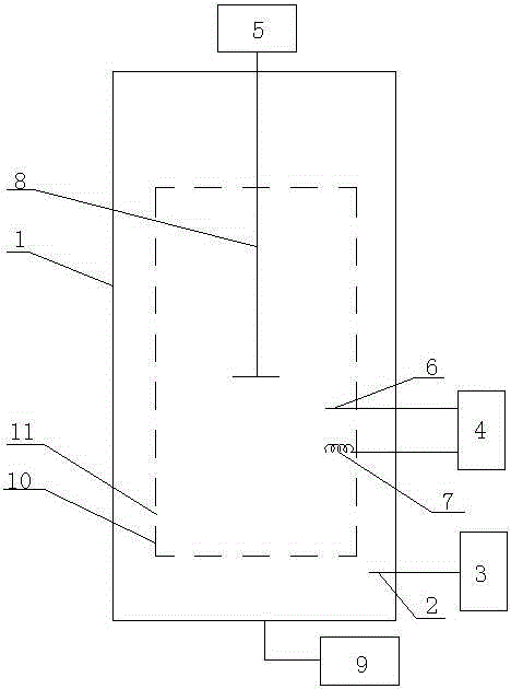 A device and method for ultrasonically assisted extraction of seaweed polysaccharides