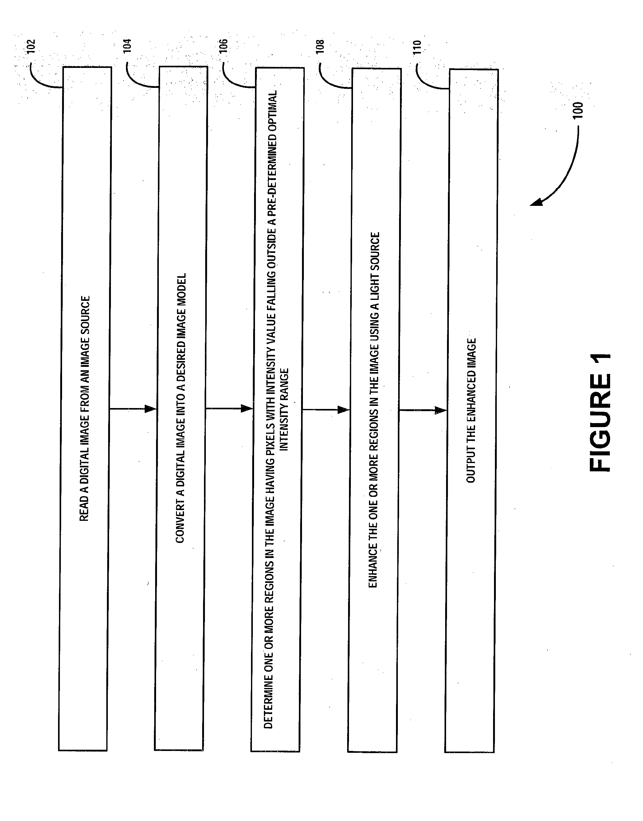 Method and apparatus for selectively enhancing an image
