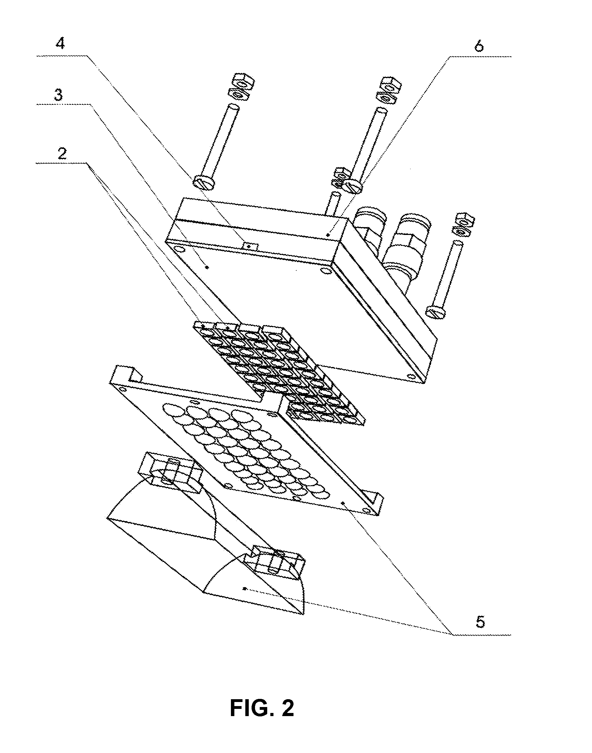 Method for curing substances by UV radiation, device for carrying out said method and ink cured by UV radiation