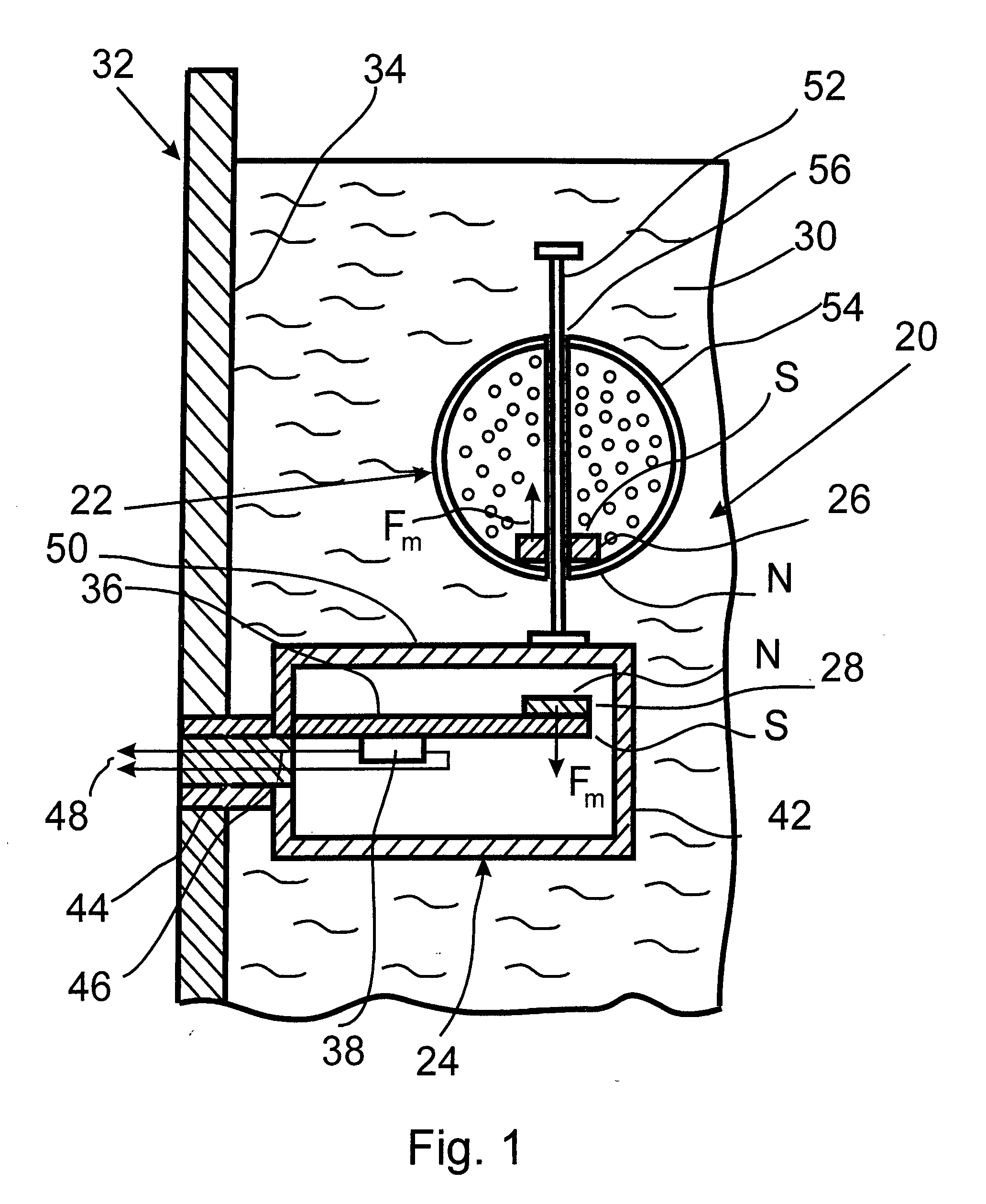 Method and device for measuring density of a liquid