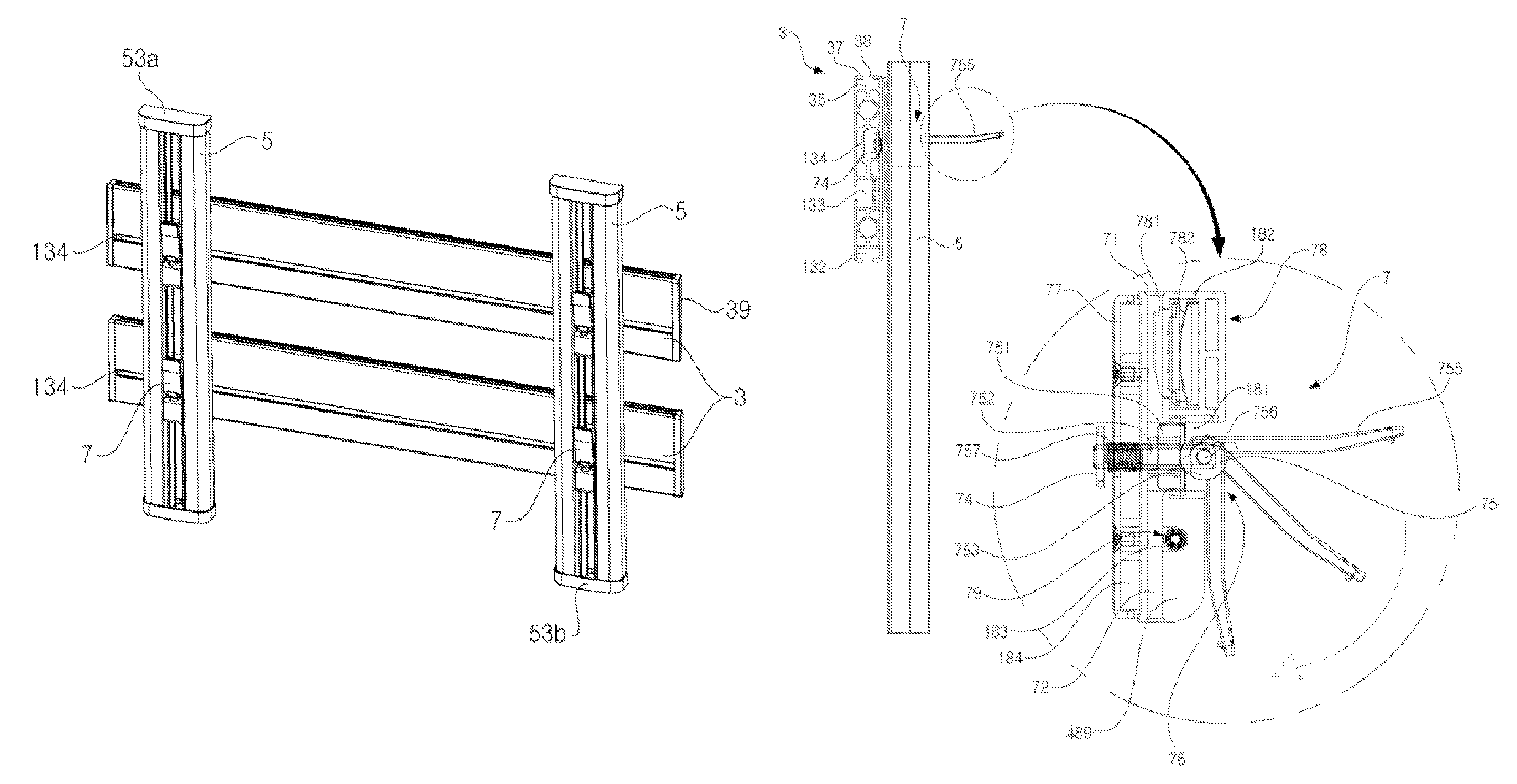 Hanger panel and hanger device using the same