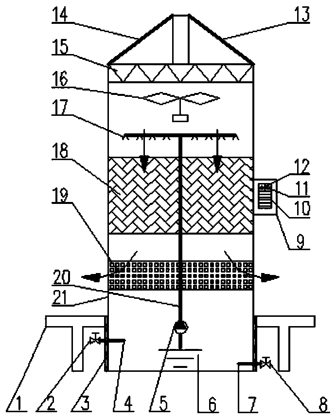 Photovoltaic-driven evaporative cooling air-conditioner applicable to city park chairs