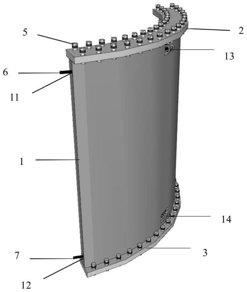 Circular-section concrete supporting structure of fabricated wind turbine generator
