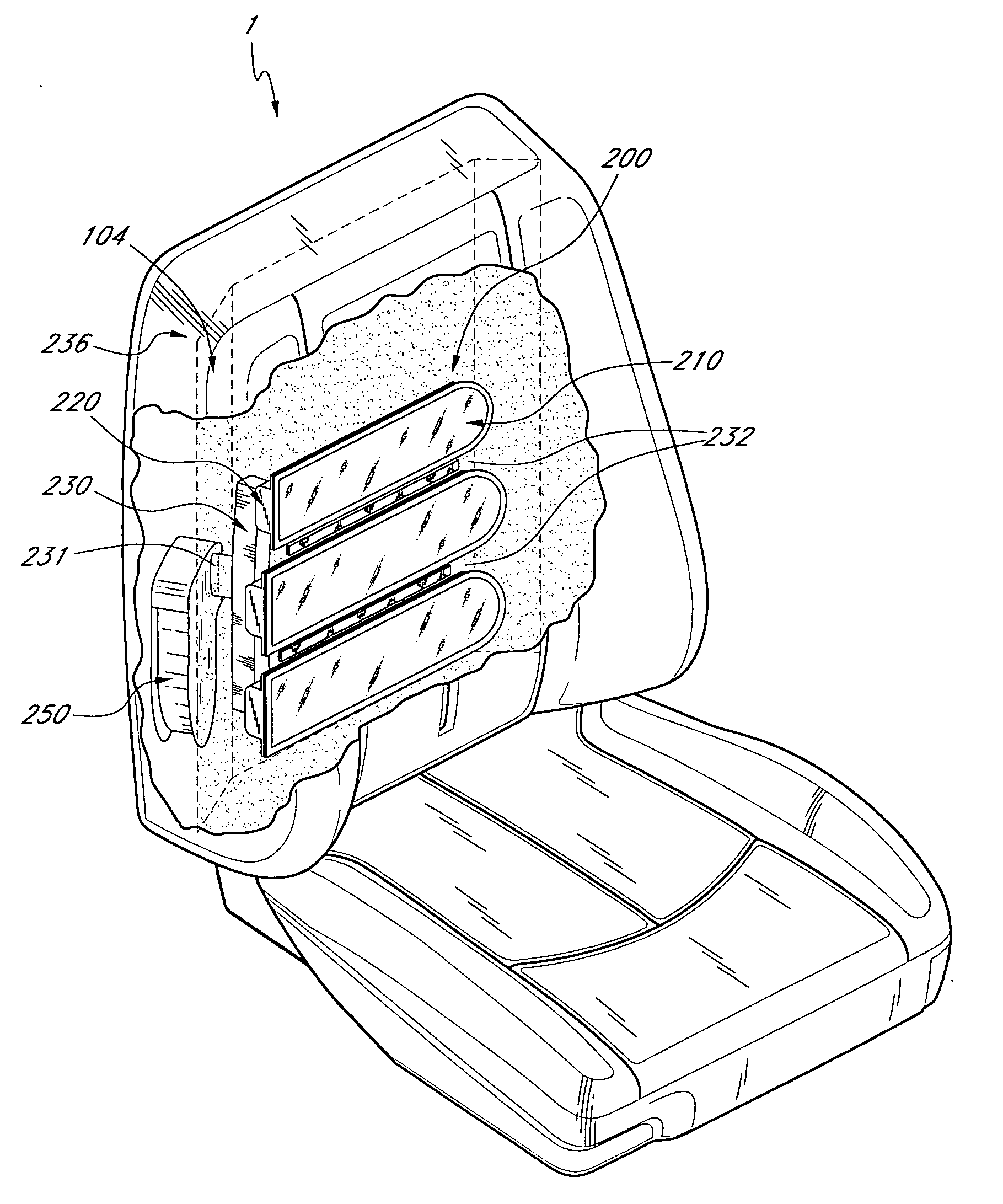 Climate controlled seat