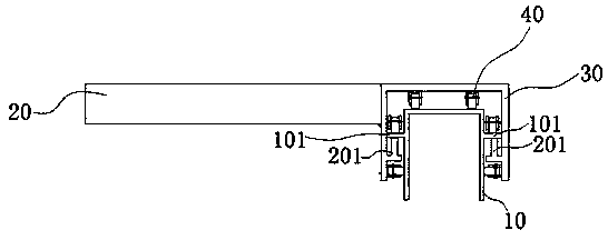 Accommodation ladder moving device