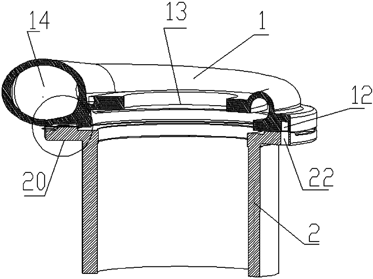 Volute assembly for high speed electric direct drive centrifugal fan