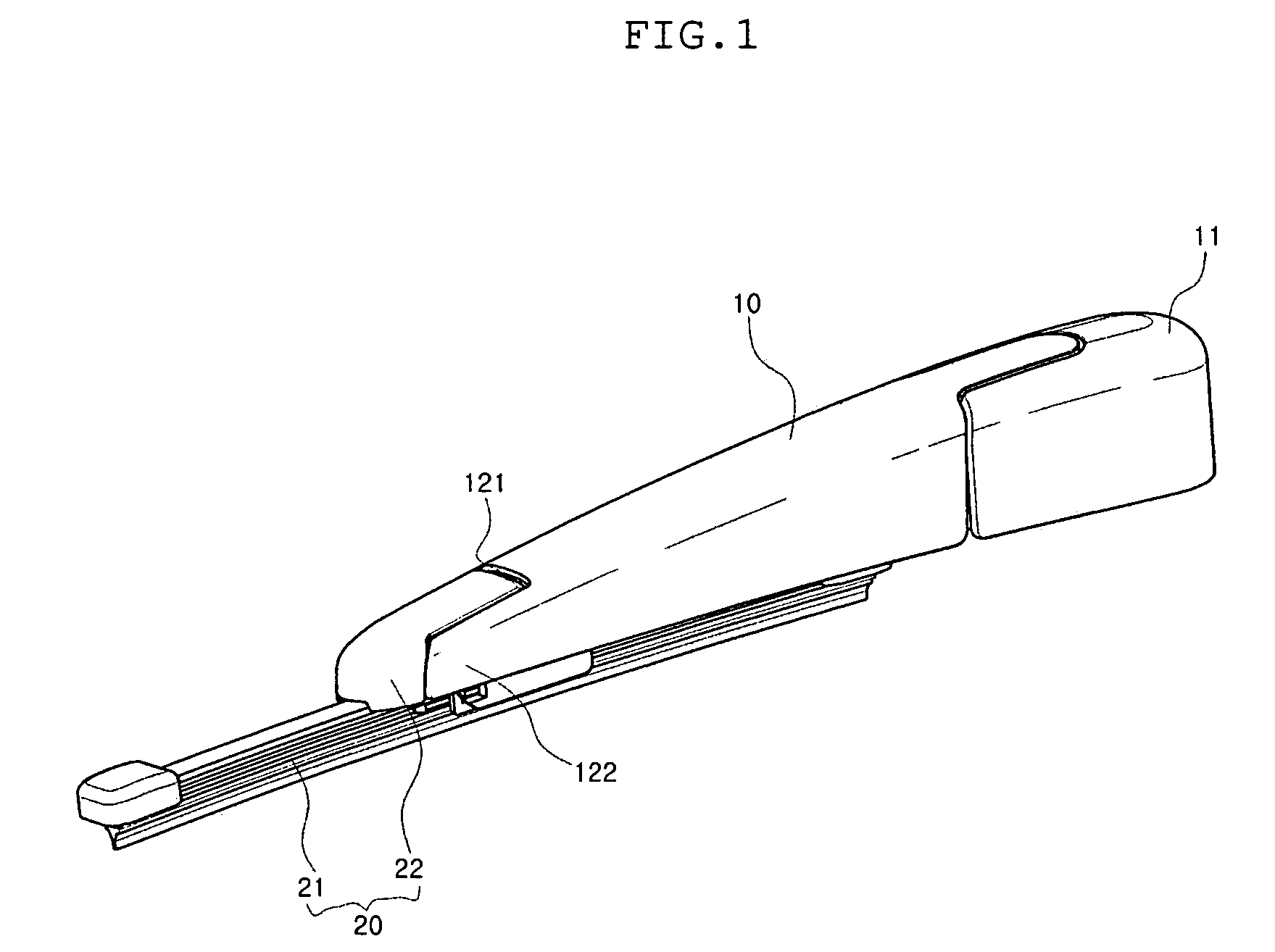 Connecting device for connecting wiper blade to wiper arm