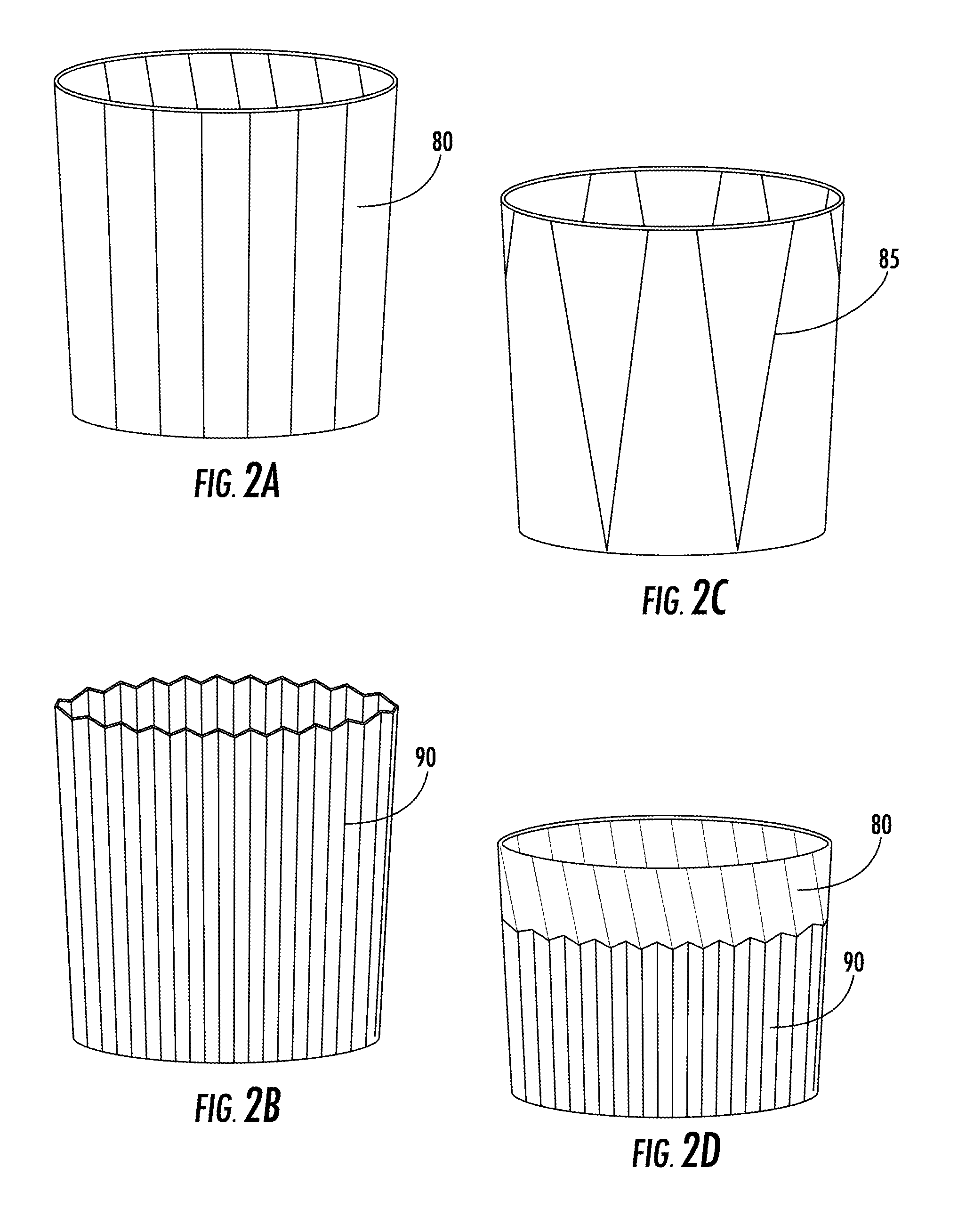 Payload delivery system with pleated component for cartridges
