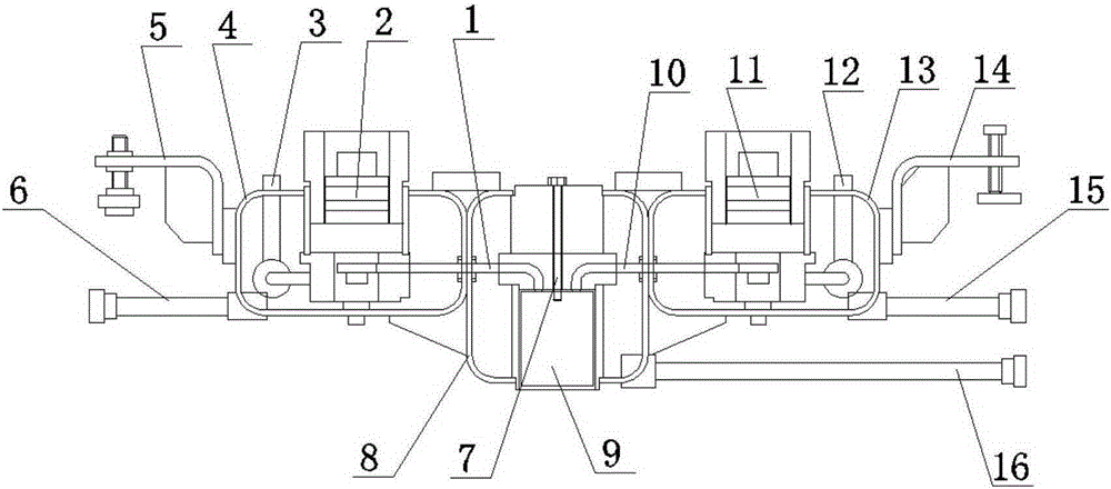 Composite spinning box in three-box form