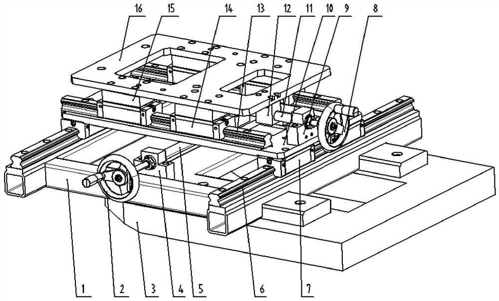 Multi-degree-of-freedom grabbing and conveying device for special-shaped component of aviation aircraft landing gear