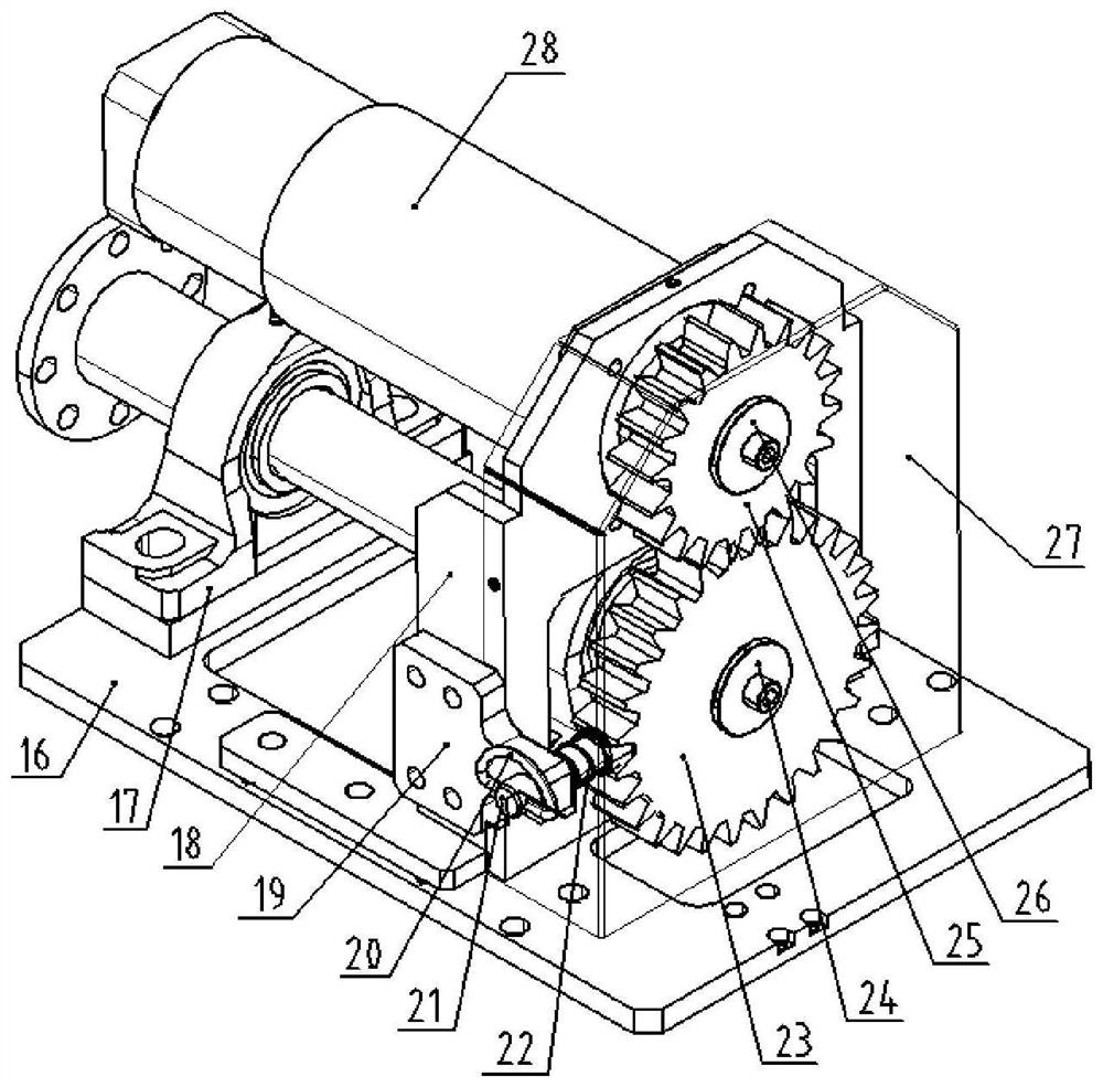 Multi-degree-of-freedom grabbing and conveying device for special-shaped component of aviation aircraft landing gear