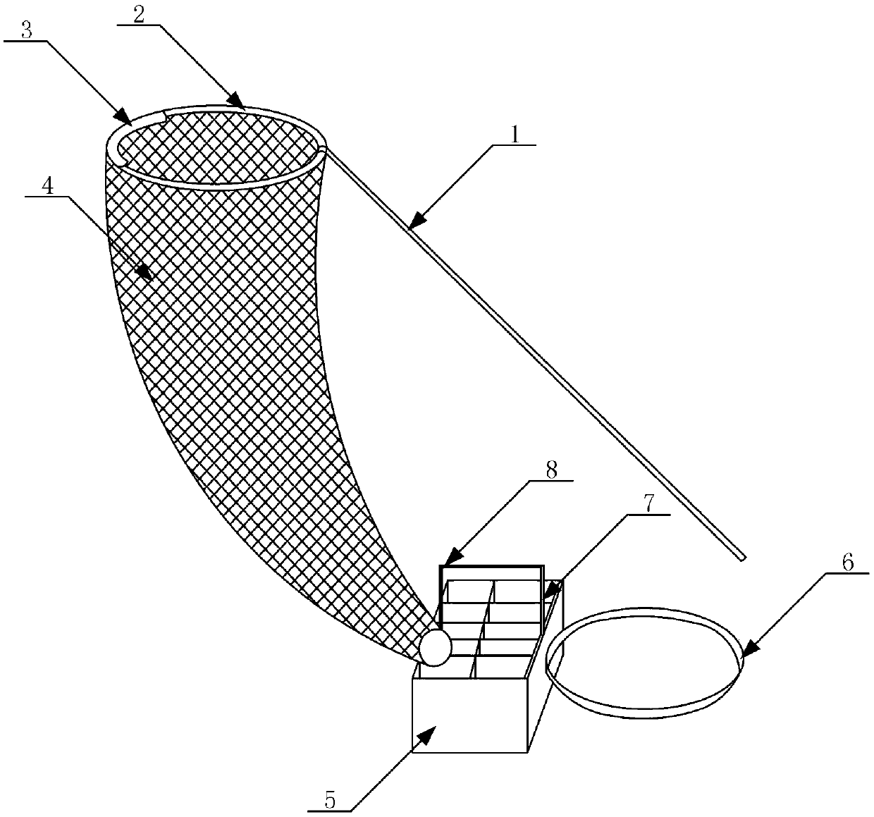 Device for picking fruits without injuries