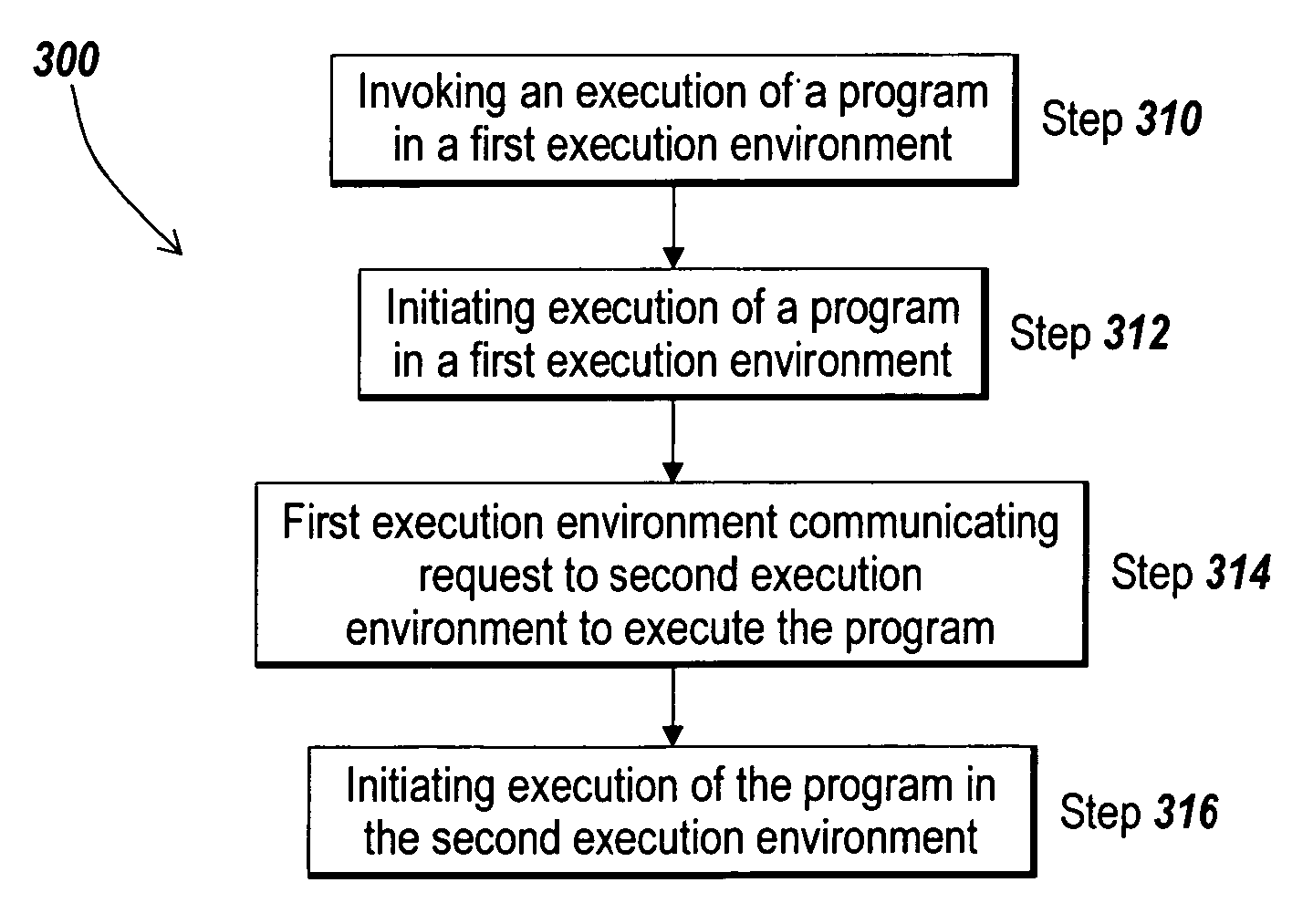 Methods and system for executing a program in multiple execution environments