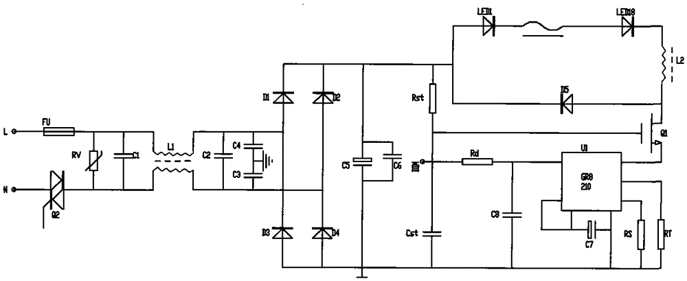 A led plant growth light