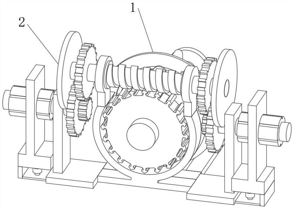 High-precision worm and gear transmission mechanism