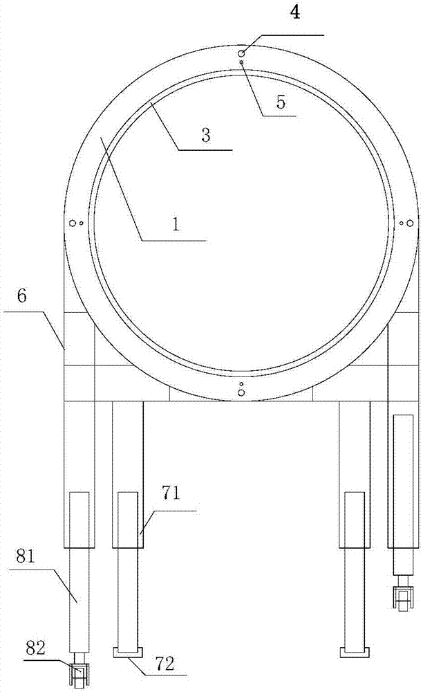 Shield tunnel initial sealing device and use method thereof