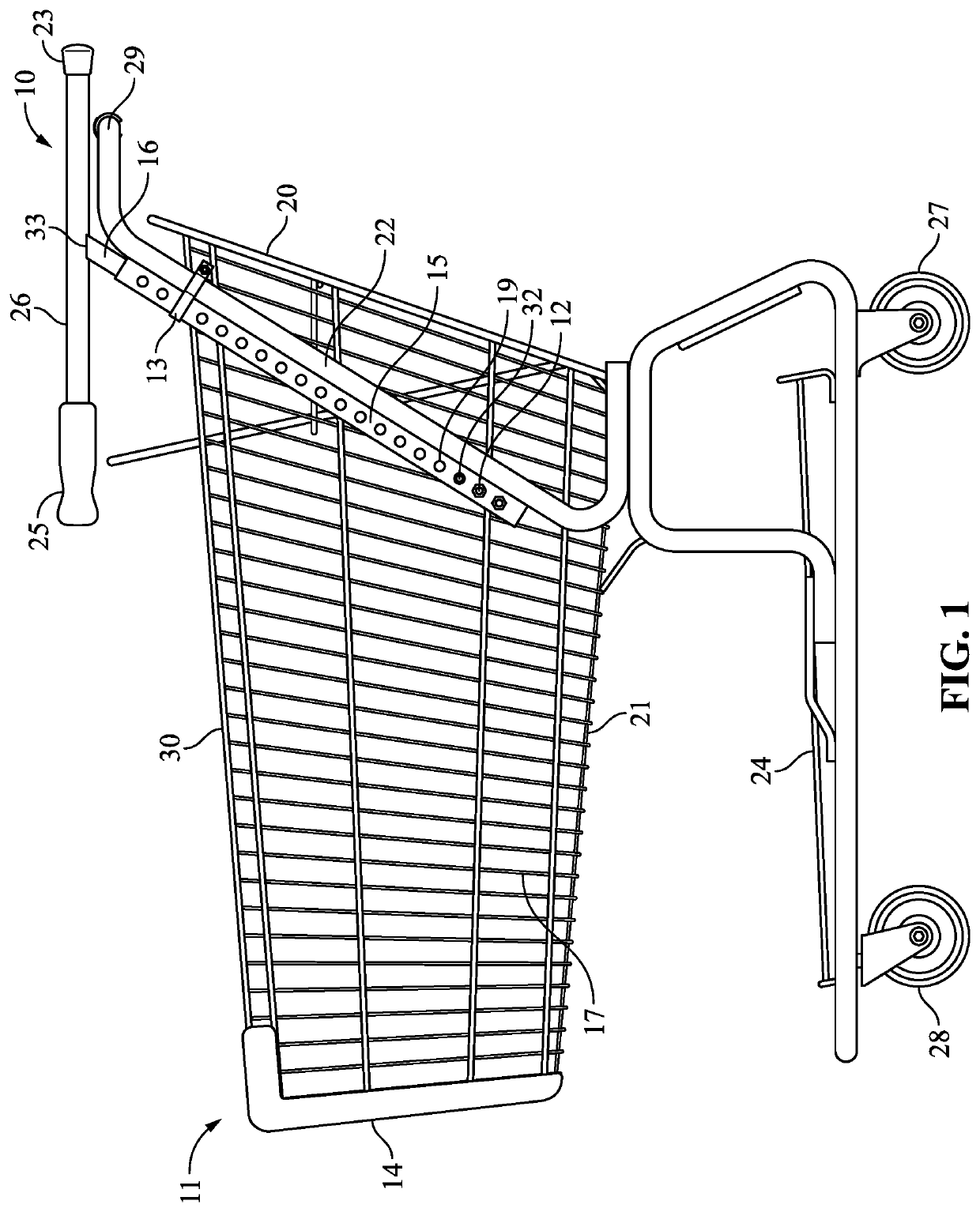 Shopping cart assist handles