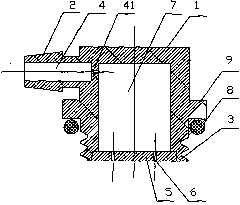 Atmospheric balancing device for oil tank of vehicle